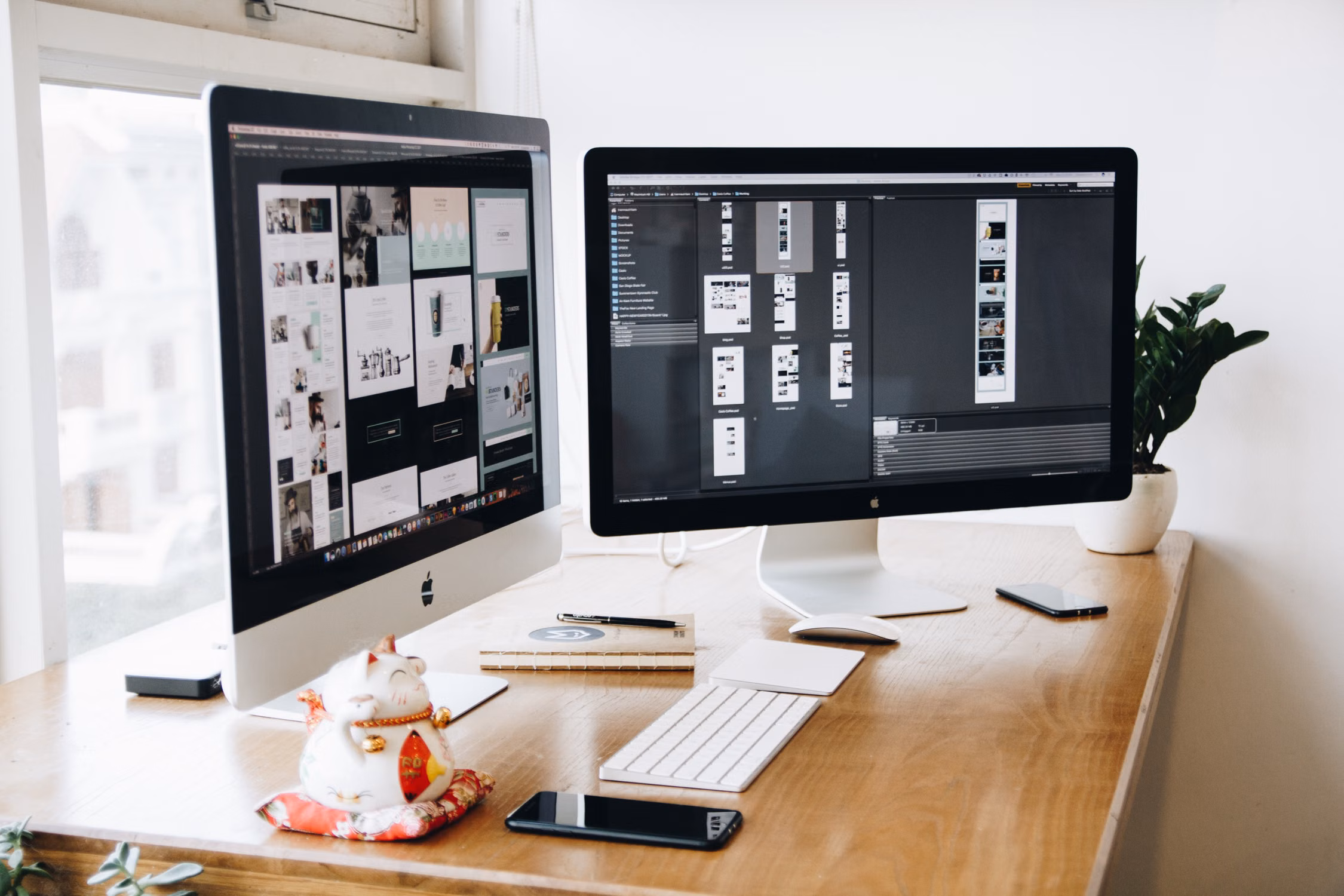 Poste de travail consacré à la conception web